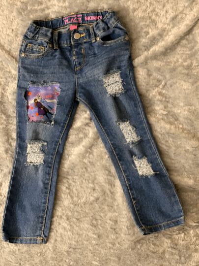 Frozen Distressed Skinny Jeans - officialflykiddos