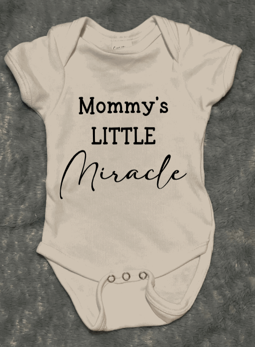Mommy's Little Miracle Baby Onesie - officialflykiddos