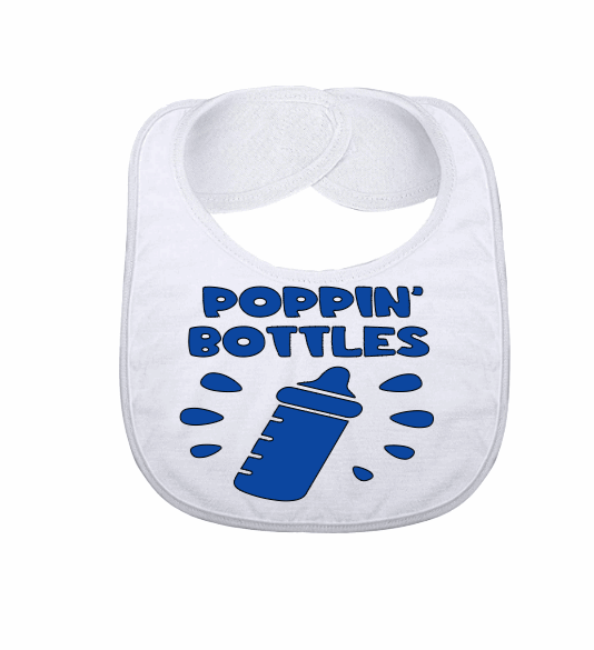 Poppin' Bottles Baby Bib - officialflykiddos