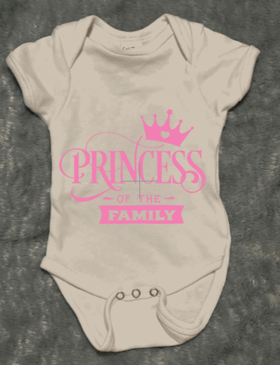 Princess of the Family Baby Onesie - officialflykiddos