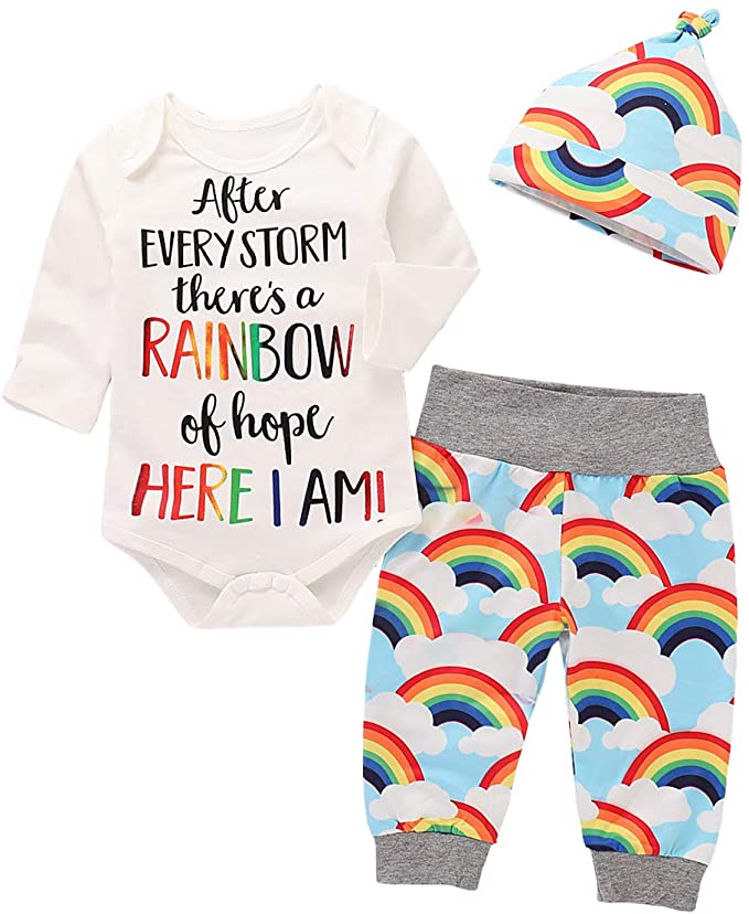 After Every Storm There is a Rainbow Baby Outfit - officialflykiddos