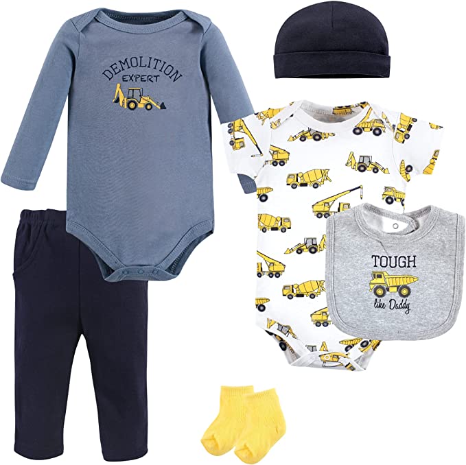 Tough Like Daddy Construction Baby Boy Outfit - officialflykiddos