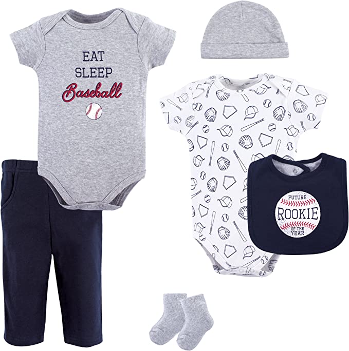 Eat Sleep Baseball Baby Boy Outfit - officialflykiddos