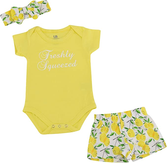Freshly Squeezed Baby Girl Outfit - officialflykiddos
