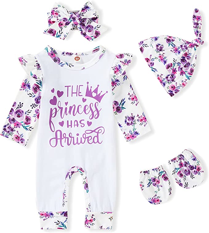 Princess Has Arrived Baby Girl Coming Home Outfit - officialflykiddos
