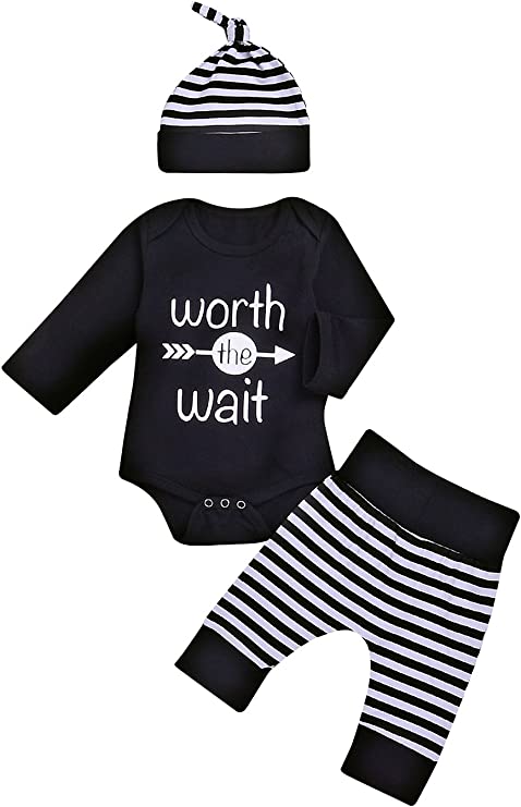 Worth the Wait Baby Unisex Outfit - officialflykiddos