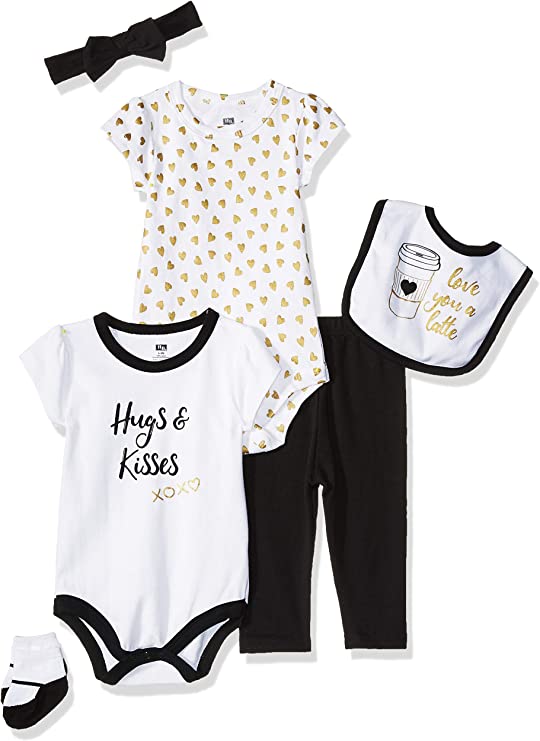 Hugs and Kisses Baby Girl Outfit - officialflykiddos