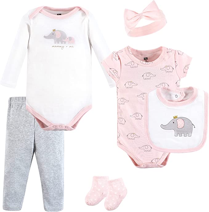 Mommy & Me Pink Elephant Baby Girl Outfit - officialflykiddos